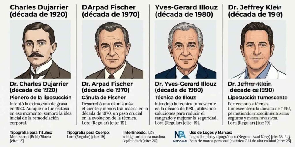 historia de la lipoescultura y liposuccion